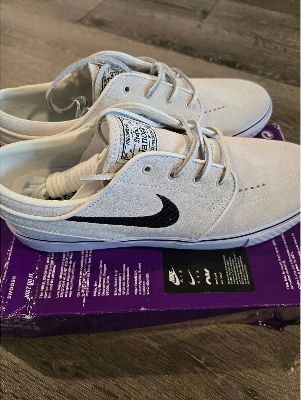 Nike SB Janoski OG+ FD6757-100 Mens 8.5 Womens 10 White New No Lid